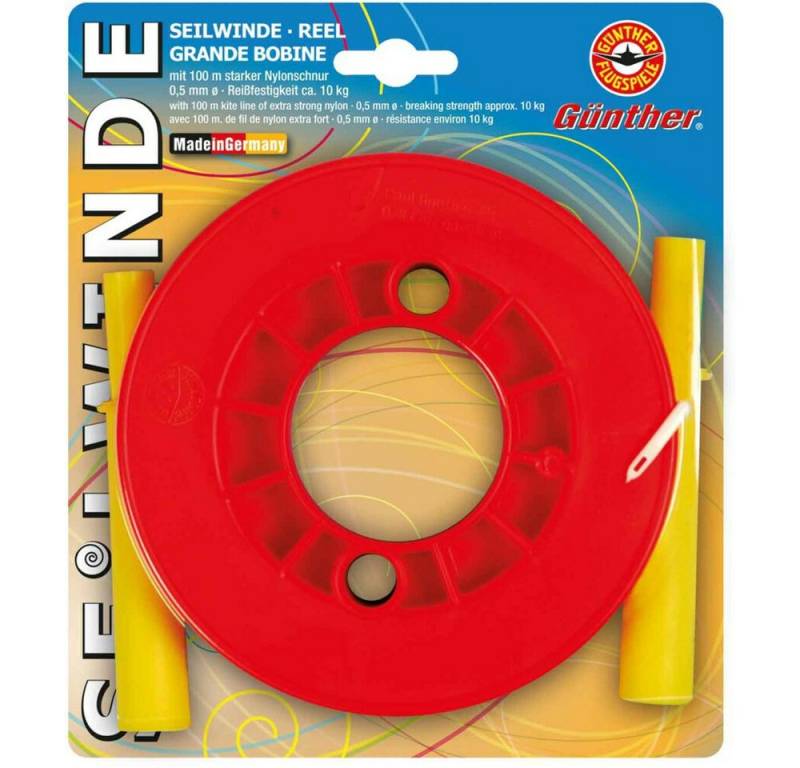 Generic Paul Günther 1259 - Seilwinde Drachen ca. 100m Schnur festigkeit 10kp Drahtseil (1-tlg) von Generic