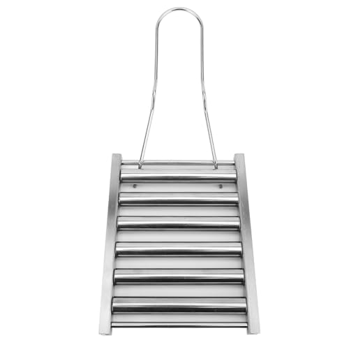 Generic Rack mit Hot Dog Rollers, BBQ Safely Hot Dog Grill Roller Bereiten Sie das Kochen in Edelstahl mit äußerem Griff vor (Kleine Größe (21x17cm / 8.3x6.7in)) von Generic