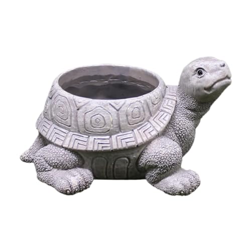 Generic Schildkröten Pflanztopf, Kunstharz, Blumentopf, Ornament, Vase, Topf, Schildkröte, Blumentopf für Garten, Restaurant, Hotel, Rasen, Bauernhaus, grau Generic Schildkröten Pflanztopf, Kunstharz, Blumentopf, Ornament, Vase, Topf, Schildkröte, Blumentopf für Garten, Restaurant, Hotel, Rasen, Bauernhaus, grau von Generic