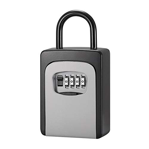 Generic Schlüsselsperrbox, Schlüsselschloss für Schlüsselhalter mit Code mit Schutzabdeckung 4 -stellig von Generic