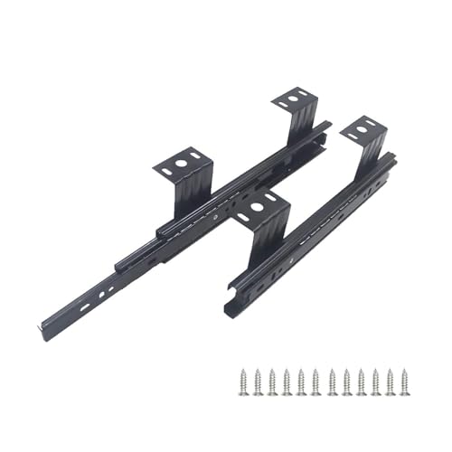 Generic Schubladenführungen Tastaturauszüge 10Zoll 240mm 12Zoll 290mm Kugelgelagerte Tastaturauszüge 3-Fach-Auszug Schubladenschienen für Bodenmontage 1Paar 45kg (Schwarz, Seitliche Montage, Stahl) Generic Schubladenführungen Tastaturauszüge 10Zoll 240mm 12Zoll 290mm Kugelgelagerte Tastaturauszüge 3-Fach-Auszug Schubladenschienen für Bodenmontage 1Paar 45kg (Schwarz, Seitliche Montage, Stahl) von Generic