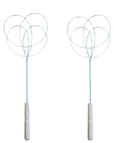 Generic Set mit zwei Metall-Teppichschlägeln, Teppichreinigungswerkzeug, Smack Teppichstaub, Silber von Generic