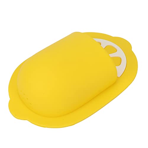 Generic Silikon Zahnbürstenhalter, Silikonwandmorbmontierte Zahnbürstenhalter Süßer Waschbarer Zahnbürste Halter Badezimmer Badezimmer Zahnbürste Organizer (YELLOW) von Generic