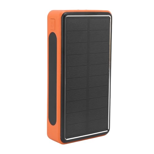Generic Solar -Telefon -Ladegerät, Power Bank 50000MAH USB Ein LED Licht Vom Typ C für den Notfall Im Freien (ORANGE) von Generic