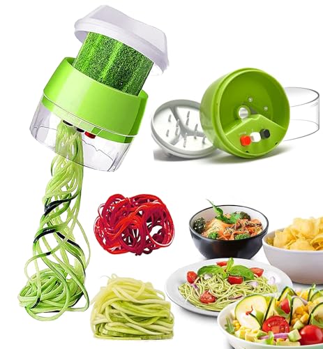 Generic Spiralschneider Gemüse,4 in 1 Hand Spiralschneider Gemüse,Gemüse Spiralschneider, Gemüsehobel für Karotte, Gurke, Kartoffel,Kürbis, Zucchini, Zwiebel Generic Spiralschneider Gemüse,4 in 1 Hand Spiralschneider Gemüse,Gemüse Spiralschneider, Gemüsehobel für Karotte, Gurke, Kartoffel,Kürbis, Zucchini, Zwiebel von Generic