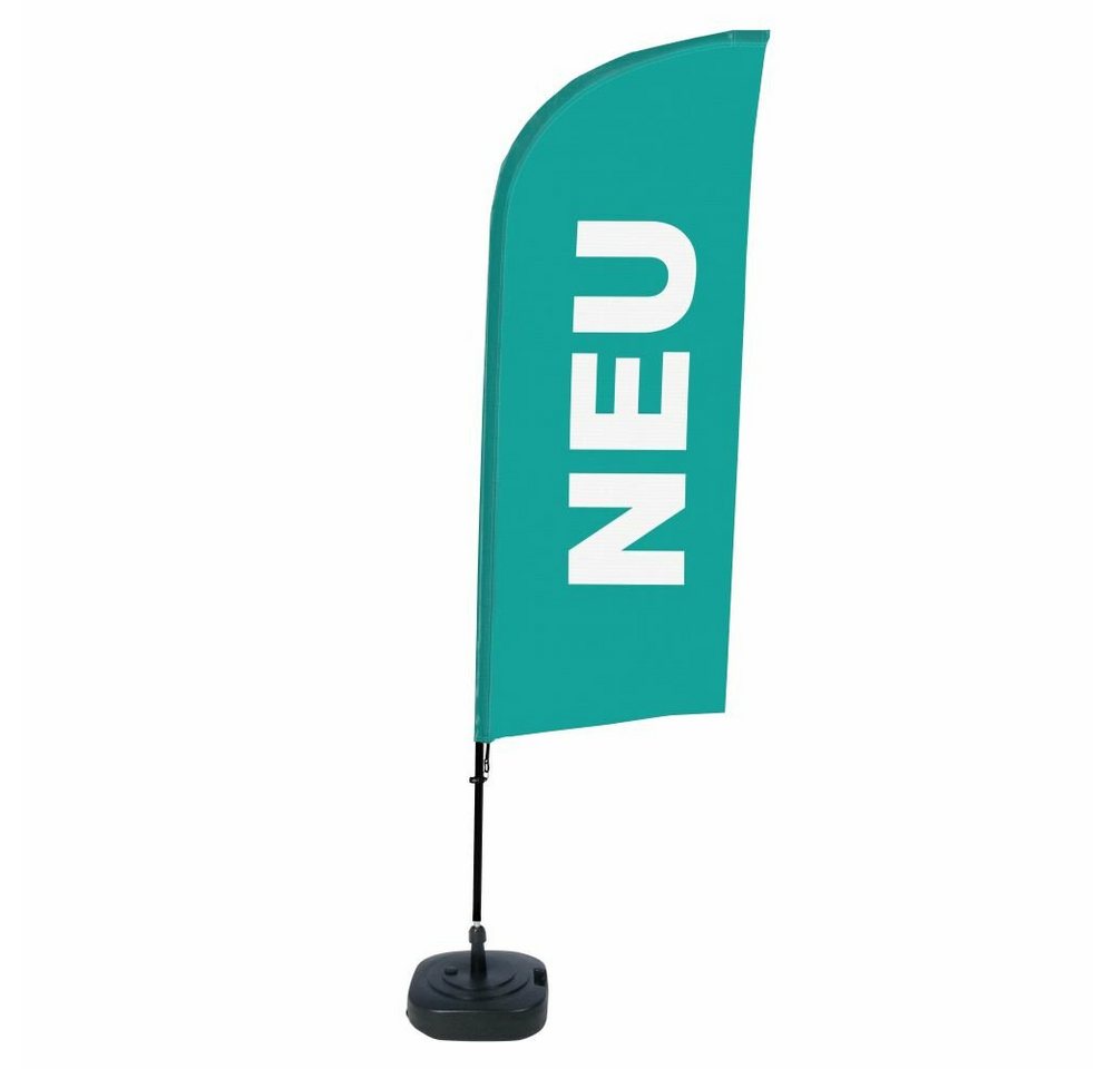 Showdown Displays Standregal Beachflag - Komplett-Set - Neu Deutsch - Türkis/Schwarz, 1-tlg. von Showdown Displays