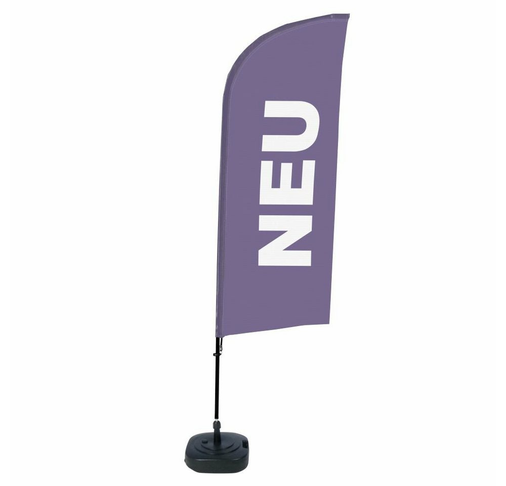 Showdown Displays Standregal Beachflag - Komplett-Set - Neu - Lila/Schwarz, 1-tlg. von Showdown Displays