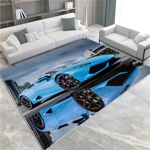Generic Teppich Waschbar in Waschmaschine Auto Blauer Sportwagen Teppich Wohnzimmer Wohnkultur Flanell Rug Couchtisch Schlafzimmer Nachttisch Matte Großer Teppich 180 x 240cm Generic Teppich Waschbar in Waschmaschine Auto Blauer Sportwagen Teppich Wohnzimmer Wohnkultur Flanell Rug Couchtisch Schlafzimmer Nachttisch Matte Großer Teppich 180 x 240cm von Generic