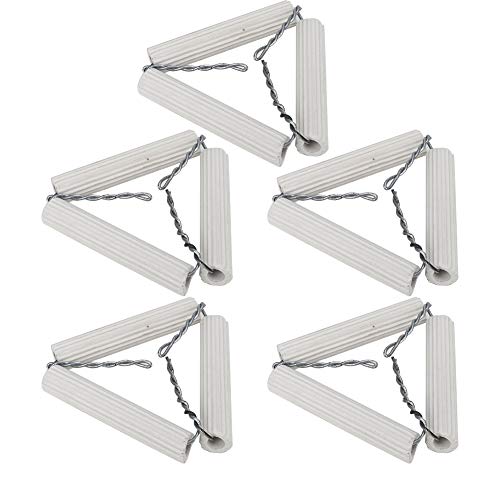Generic Tiegelstütze, Tiegel Stützständer Keramikrohre und Eisendraht 5pcs 65 -mm Labor Labor Tiegelhalter für Stützsteuer Crucible von Generic