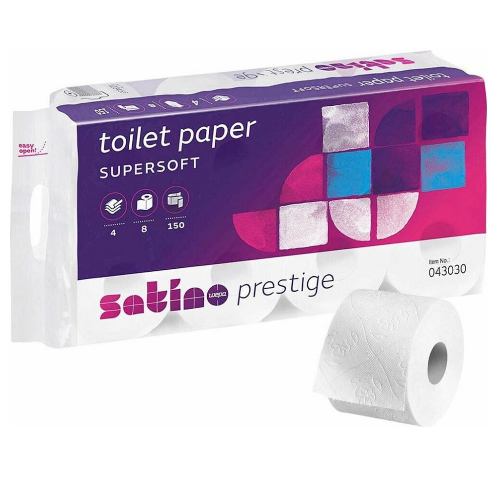 Generic Toilettenpapier Satino by wepa Toilettenpapier prestige 4-lagig, 72 Rollen (1-St) von Generic