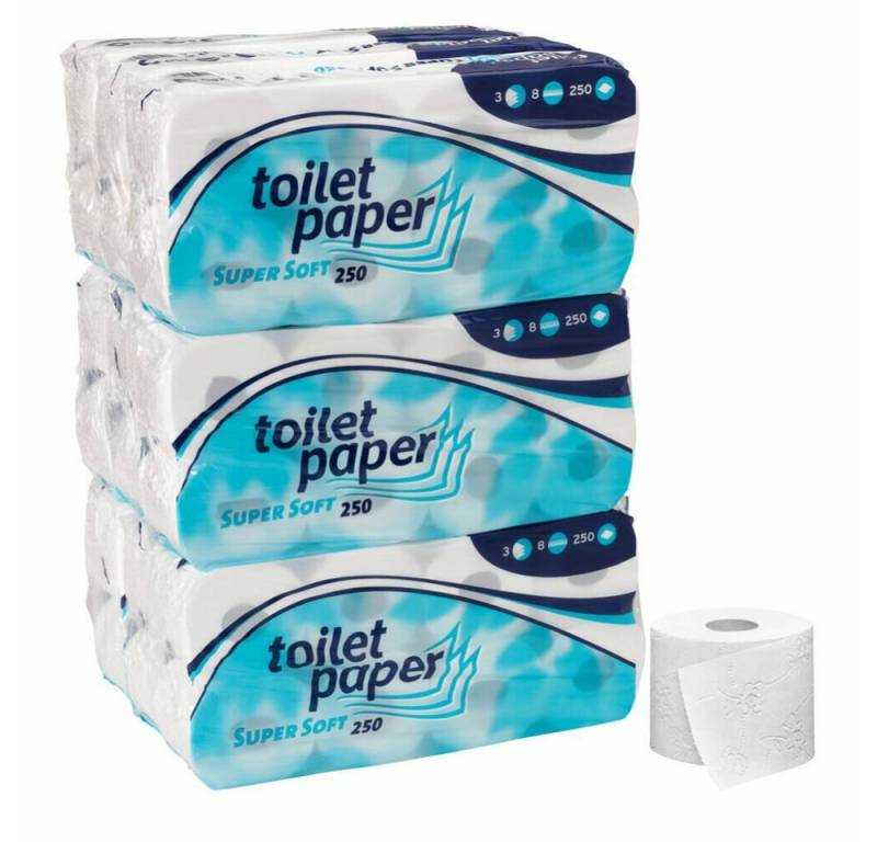 Generic Toilettenpapier wepa Toilettenpapier SUPER SOFT 3-lagig, 72 Rollen (1-St) von Generic