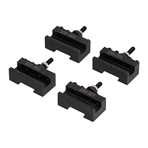 Generic Tool Post, Mini -Drehmaschine 4PCS -Werkzeug Posthalter Turinng mit Langweiliger Kolbenkeilhardware Hochgeschwindigkeit Stahl 250 001 von Generic