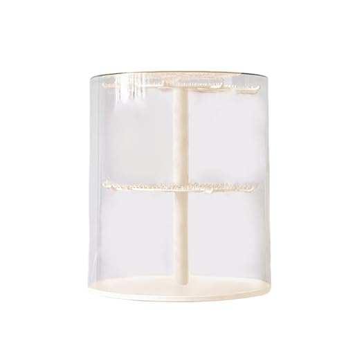 Generic Transparente Vitrine für Figuren, Drehteller, praktischer Behälter, Vitrine, Puppenständer, Minifiguren, Beige Generic Transparente Vitrine für Figuren, Drehteller, praktischer Behälter, Vitrine, Puppenständer, Minifiguren, Beige von Generic