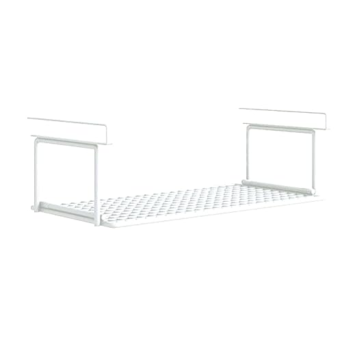 Generic - Unter dem Regalkorb - Aufbewahrungsregal | Schrank-Organizer, einziehbares Hängeregal, Platzsparender Schuhkorb zum Aufhängen für Küche, Speisekammer, Schreibtisch, Bücherregal von Generic