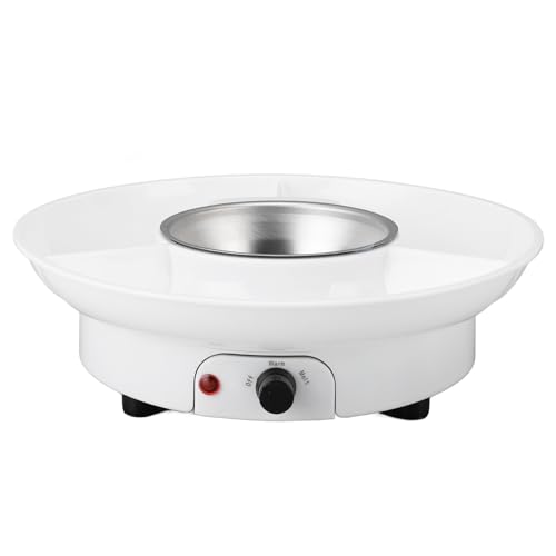 Generic Vielseitige Elektrische Schokoladen -Fondue -Topf Set Praktische 2 Zahnräder Schmelzen Schokoladentopf Zum Sammeln von Weiß (EU -Stecker 220 V) von Generic