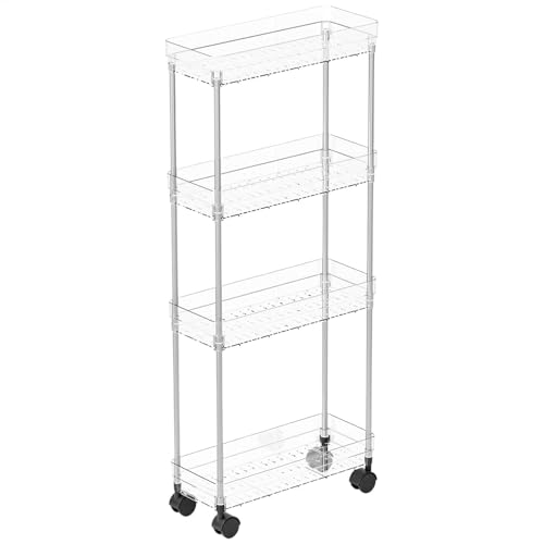 Generic Waschwagen - mehrlagiger mobiler Rollwagen, Ablage für Rollen, Aufbewahrung, Rollen, Multifunktionale Aufbewahrungskarabiner für Küche, Wohnheim Generic Waschwagen - mehrlagiger mobiler Rollwagen, Ablage für Rollen, Aufbewahrung, Rollen, Multifunktionale Aufbewahrungskarabiner für Küche, Wohnheim von Generic