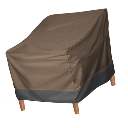 Generic Wasserfeste Terrasse Abdeckung Silberbeschichtung Oxford Stap Universal Einstellbare Verstellbare Möbel für Außenmöbel (Kaffee schwarz 190t) von Generic