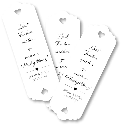 Generic Wunderkerzenhalter Hochzeit Halter für Wunderkerzen - Metall, Weiß - 5 cm x 5 cm x 5 cm - Tischplatte - Feierlichkeiten von Generic