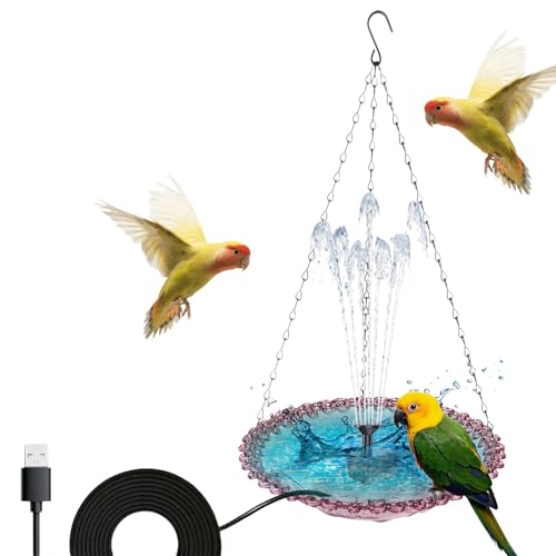 Generic o großes - Garten Vogelbad, Coli von Kolibri absenkbar | Wasser-Badebaum mit Vogel USB mit Gartenpumpe Springbrunnen im Freien Generic o großes - Garten Vogelbad, Coli von Kolibri absenkbar | Wasser-Badebaum mit Vogel USB mit Gartenpumpe Springbrunnen im Freien von Generic
