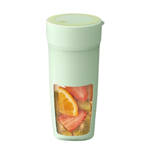 Generisches Tragbarer Entsafter Becher, multifunktionale tragbare Entsafter Becher, Fruchtshake Maker, kleiner Reise-Akku Elektro Smoothie Mixer | Obstmixer von Generic