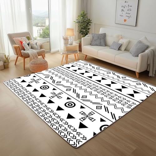 Geometrie Streifen In Grau Gemalt Teppich Wohnzimmer 80x150cm Moderner Teppisch Waschbare Teppiche KleinWelle Geometrie Streifen Kurzflor Teppich Flauschig für Schlafzimmer, Bettvorleger Geometrie Streifen In Grau Gemalt Teppich Wohnzimmer 80x150cm Moderner Teppisch Waschbare Teppiche KleinWelle Geometrie Streifen Kurzflor Teppich Flauschig für Schlafzimmer, Bettvorleger von Generic