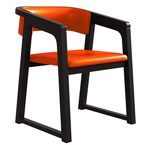 Gepolsterter Küchen-Esszimmerstuhl mit Armlehnen und Rückenlehne, Lounge-Empfangsstühle seitlich, Mid Century Modern Akzentstuhl für Home Office Wohnzimmer, Holzbein Gepolsterter Küchen-Esszimmerstuhl mit Armlehnen und Rückenlehne, Lounge-Empfangsstühle seitlich, Mid Century Modern Akzentstuhl für Home Office Wohnzimmer, Holzbein von Generic