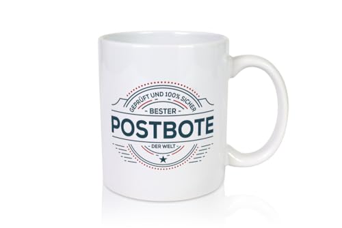 Geprüft und sicher: Postbote | Beruf Post | Briefträger - Tasse Weiss - Kaffeetasse/Geschenk/Familie Geprüft und sicher: Postbote | Beruf Post | Briefträger - Tasse Weiss - Kaffeetasse/Geschenk/Familie von Generic