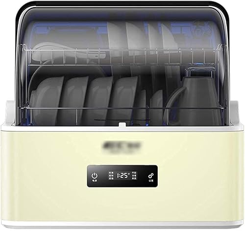 Geschirrspüler Tischplatte Geschirrspüler Tischplatte Desinfektionsschrank Home Smart Geschirrspüler 6l Wassertank 6 Reinigungsmodi, Beige, 43 * 42 * 41cm Geschirrspüler Tischplatte Geschirrspüler Tischplatte Desinfektionsschrank Home Smart Geschirrspüler 6l Wassertank 6 Reinigungsmodi, Beige, 43 * 42 * 41cm von Generic