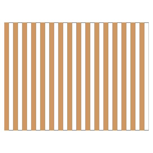 Gestreifte Ersatz Für Markisenstoff, Manuelle Einziehbar Markisen-Ersatzstoff, Markisenbespannung Markisenstoff, Markisentuch Wasserabweisend(Yellow,400x300cm(13x10ft)) von Generic