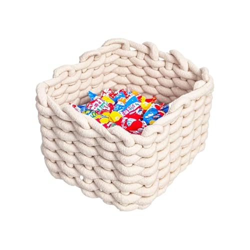 Gewebter Aufbewahrungskorb – rechteckige Organizer-Box für Kinderspielzeug, gewebter Mülleimer für Badezimmer, Kinderzimmer, Wohnzimmer, Schreibtisch, Klassenzimmer, Schlüssel, Bücher, Zeitschriften Gewebter Aufbewahrungskorb – rechteckige Organizer-Box für Kinderspielzeug, gewebter Mülleimer für Badezimmer, Kinderzimmer, Wohnzimmer, Schreibtisch, Klassenzimmer, Schlüssel, Bücher, Zeitschriften von Generic