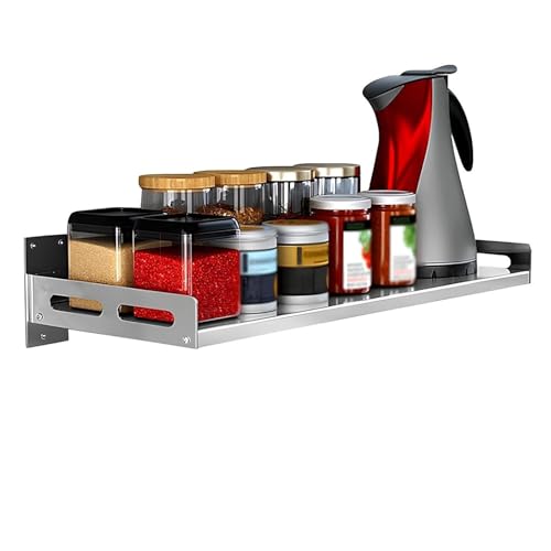 Gewürzregal Wandregal Hängendes Küchenregal Acier Inoxydable Schweberegal Für Küchen Restaurants Hotels(35 * 70cm) von Generic