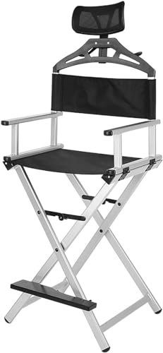 Ghaiyanbd Makeup Chair Campingstuhl Für Erwachsene Aluminium Tragbarer Regisseursstuhl Unterstützt Bis Zu 330 Lbs Professioneller Künstlerstuhl, Silver Ghaiyanbd Makeup Chair Campingstuhl Für Erwachsene Aluminium Tragbarer Regisseursstuhl Unterstützt Bis Zu 330 Lbs Professioneller Künstlerstuhl, Silver von Generic
