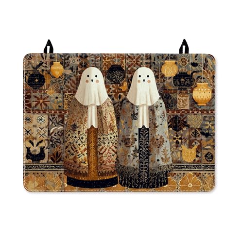 Ghosts Herdabdeckplatte für Elektroherd, Kunst, Vintage-Blumen, Gläser, Halloween, braune PU-Oberfläche, elektrische Abdeckung, Schutz, Küche, Kochutensilien, 71,1 x 50,8 cm Ghosts Herdabdeckplatte für Elektroherd, Kunst, Vintage-Blumen, Gläser, Halloween, braune PU-Oberfläche, elektrische Abdeckung, Schutz, Küche, Kochutensilien, 71,1 x 50,8 cm von Generic