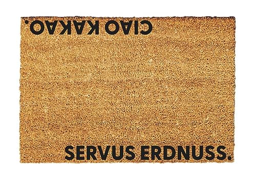 Giftstory Kokosmatte Fußmatte Kokos CIAO KAKAO für Innen und Außen 80x50 Fussmatte Haustür - Willkommen Doormat Mat Lustig Türmatte - Geschenk Gift Gadget Giftstory Kokosmatte Fußmatte Kokos CIAO KAKAO für Innen und Außen 80x50 Fussmatte Haustür - Willkommen Doormat Mat Lustig Türmatte - Geschenk Gift Gadget von Generic