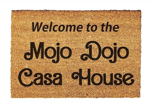 Giftstory Kokosmatte Fußmatte Kokos MOJO Dojo CASA House für Innen und Außen 60x40 Fussmatte Haustür - Willkommen Doormat Mat Lustig Türmatte - Geschenk Gift Gadget Giftstory Kokosmatte Fußmatte Kokos MOJO Dojo CASA House für Innen und Außen 60x40 Fussmatte Haustür - Willkommen Doormat Mat Lustig Türmatte - Geschenk Gift Gadget von Generic