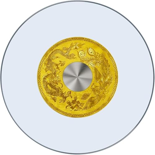 Glas Lazy Susan Drehteller, Glas Drehteller Für Esszimmertisch Display Drehtablett, Lazy Susan Drehbares Serviertablett Silent & Smooth Spin, Einfach Zu Teilen Essen, A, 80cm/32in Glas Lazy Susan Drehteller, Glas Drehteller Für Esszimmertisch Display Drehtablett, Lazy Susan Drehbares Serviertablett Silent & Smooth Spin, Einfach Zu Teilen Essen, A, 80cm/32in von Generic