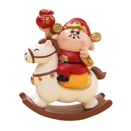 Gott des Reichtums Figur Feng Shui Geschenk Desktop Ornament Gott des Statue für Neue Jahr, Style B Gott des Reichtums Figur Feng Shui Geschenk Desktop Ornament Gott des Statue für Neue Jahr, Style B von HuadaXtai