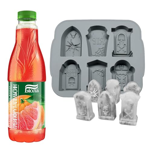 Grabstein-Kerzenform – Halloween-Silikonform, Eiswürfelformen | Horror Evil Halloween Kuchenform, Halloween Grabstein Silikonform mit RIP Spinnenschädel für Kuchen Dekor Süßigkeiten Gelee Seife Grabstein-Kerzenform – Halloween-Silikonform, Eiswürfelformen | Horror Evil Halloween Kuchenform, Halloween Grabstein Silikonform mit RIP Spinnenschädel für Kuchen Dekor Süßigkeiten Gelee Seife von Generic