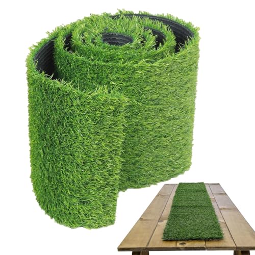 Grasläufer für Tisch - Moos Tischläufer, künstliches Gras -synthetischer Rasen zur Form und die Größe mehrerer Anwendungen für St. Patrick's Christmas Party Dusche von Generic