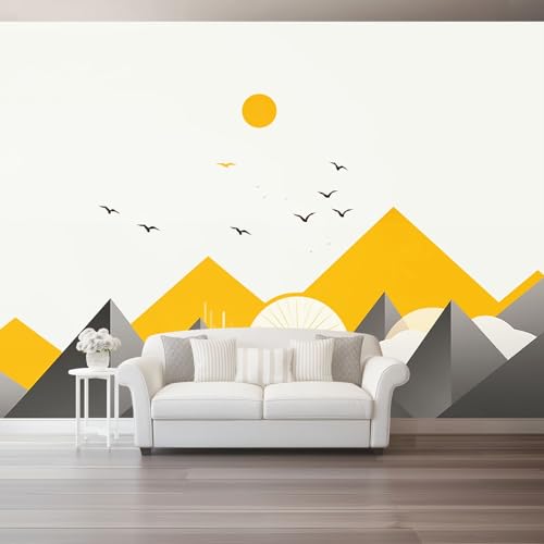 Grau Berge Fototapete 400 x 280 cm Natur Dschungel Bäume Sonnenschein Thema Wandbild Wohnzimmer Schlafzimmer Wandtapete, Vlies Tapete UV-Beständig Geruchsfrei Montagefertig Grau Berge Fototapete 400 x 280 cm Natur Dschungel Bäume Sonnenschein Thema Wandbild Wohnzimmer Schlafzimmer Wandtapete, Vlies Tapete UV-Beständig Geruchsfrei Montagefertig von Generic
