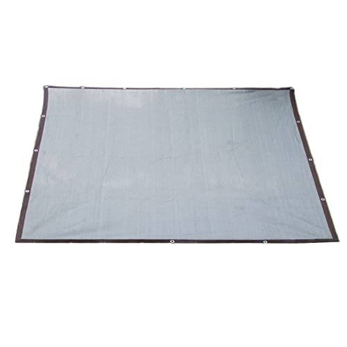 Graues Schattentuch 90% Sonnenschutz – UV-beständiges Netz 1x2.0m 2x2.0m 2x3.0m 2x4.0m 3x4.0m Strapazierfähiges Gartennetz für Terrasse Pergola Balkon(5x12.0m/16.4'x39.4') von Generic