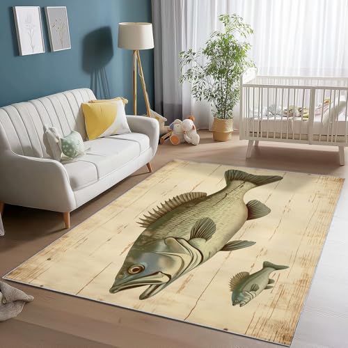 Graugrün Pflegeleicht Teppich Waschbar rutschfest – Weicher Kurzflor Vintage Rustikaler Sitzplatz Im Bauernhausstil Bedruckter Teppich für Wohnzimmer Schlafzimmer Flur, 160 x 230 cm Graugrün Pflegeleicht Teppich Waschbar rutschfest – Weicher Kurzflor Vintage Rustikaler Sitzplatz Im Bauernhausstil Bedruckter Teppich für Wohnzimmer Schlafzimmer Flur, 160 x 230 cm von Generic