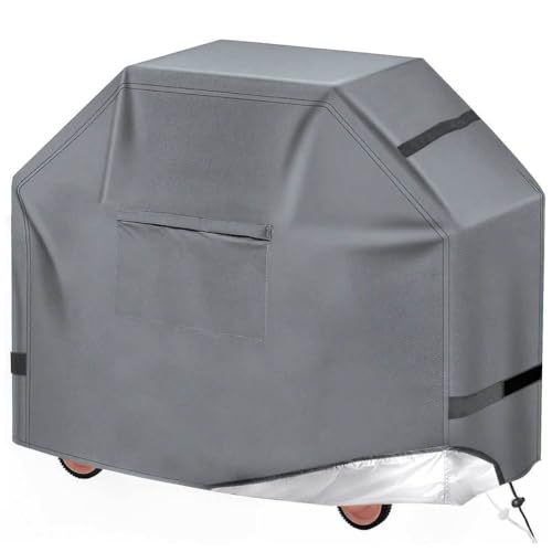 Grillabdeckung 90/120/140/160 cm, Strapazierfähige, wasserdichte Gasgrillabdeckung 600D für den Außenbereich, Lichtbeständig, Kompatibel mit Weber Charbroil Nexgrill Kenmore,Grau,112x56x107cm Grillabdeckung 90/120/140/160 cm, Strapazierfähige, wasserdichte Gasgrillabdeckung 600D für den Außenbereich, Lichtbeständig, Kompatibel mit Weber Charbroil Nexgrill Kenmore,Grau,112x56x107cm von Generic