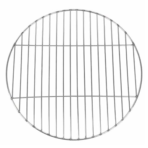 Grillrost Rund 28cm/30cm/35cm/40cm/45cm Edelstahl BBQ Grillgitter Backblech Tragbares Grillnetz Grillroste für Outdoor Camping, Picknick, Garten - Grill Zubehör, Leicht zu Reinigen (28cm) von Generic