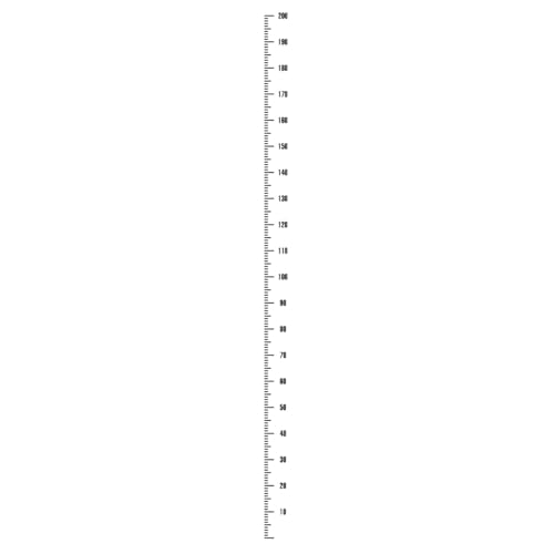 Gropping Chart Wall Sticker – Selbstklebender Höhenmesser, Kindergarten und Schlafzimmer | Aufkleber für die Höhe von Fell und Stock, Wand-Wachstums-Tracker für alle Gropping Chart Wall Sticker – Selbstklebender Höhenmesser, Kindergarten und Schlafzimmer | Aufkleber für die Höhe von Fell und Stock, Wand-Wachstums-Tracker für alle von Generic