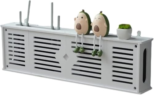 Große Drahtlose Router-aufbewahrungsbox, Wandaufhängung Router Gebühren WiFi Multimedia Dekorative Abdeckung Wandregal Für Büro Und Zuhause, 60x10.5x22cm von Generic