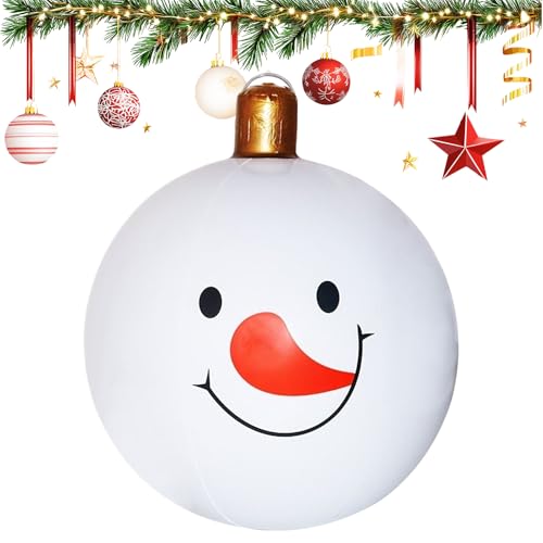 Große Outdoor Weihnachtskugeln - Riesen Weihnachtsball | Aufblasbare Weihnachtskugel Gartendekoration | Partyzubehör Für Weihnachtszeit | Innenbereich Rasen Garten Hinterhof Pool Straße Große Outdoor Weihnachtskugeln - Riesen Weihnachtsball | Aufblasbare Weihnachtskugel Gartendekoration | Partyzubehör Für Weihnachtszeit | Innenbereich Rasen Garten Hinterhof Pool Straße von Generic