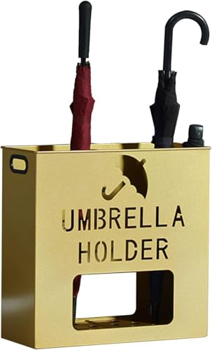 Großer Ausgehöhlter Design-regenschirmeimer Mit Tropfschale Für 22 Regenschirme Klappschirme Gehstöcke Halter, Gold Großer Ausgehöhlter Design-regenschirmeimer Mit Tropfschale Für 22 Regenschirme Klappschirme Gehstöcke Halter, Gold von Generic
