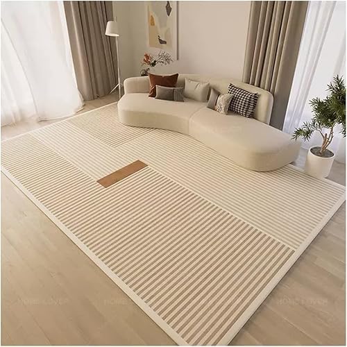Großflächiger Teppich 200 * 300cm Schlafzimmer Dekor Teppiche Nordischer Stil Einfach Warm Wohnzimmer Teppich Läufer Sofa Bodenmatte rutschfest, A02, 160X230CM von Generic