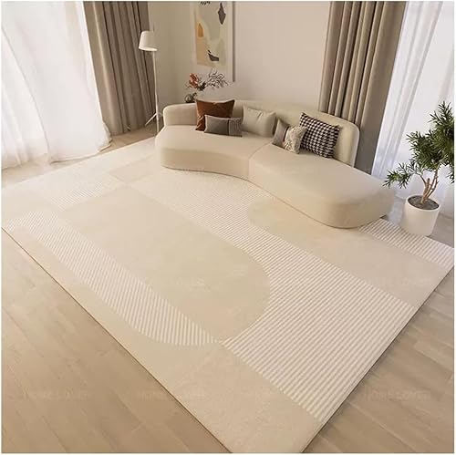 Großflächiger Teppich 200 * 300cm Schlafzimmer Dekor Teppiche Nordischer Stil Einfach Warm Wohnzimmer Teppich Läufer Sofa Bodenmatte rutschfest, A04, 160X230CM von Generic